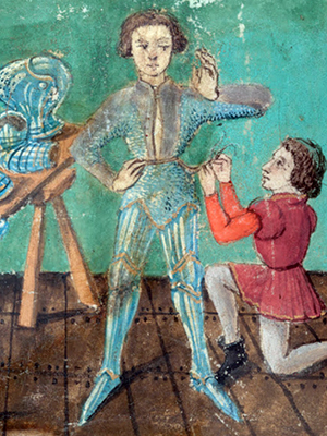 MS 55, fol 122b-123b. 1460. Pierpont Morgan Library, New York